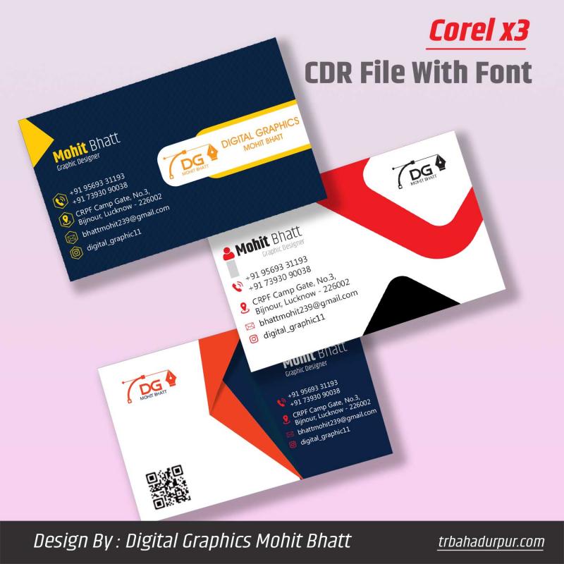Business Card Design CDR File Visiting card CDR VISITING CARD VISITING CARD CDR