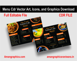Menu Cdr Vector Art, Icons, and Graphics Download MENU CARD HOTEL MENU CARD