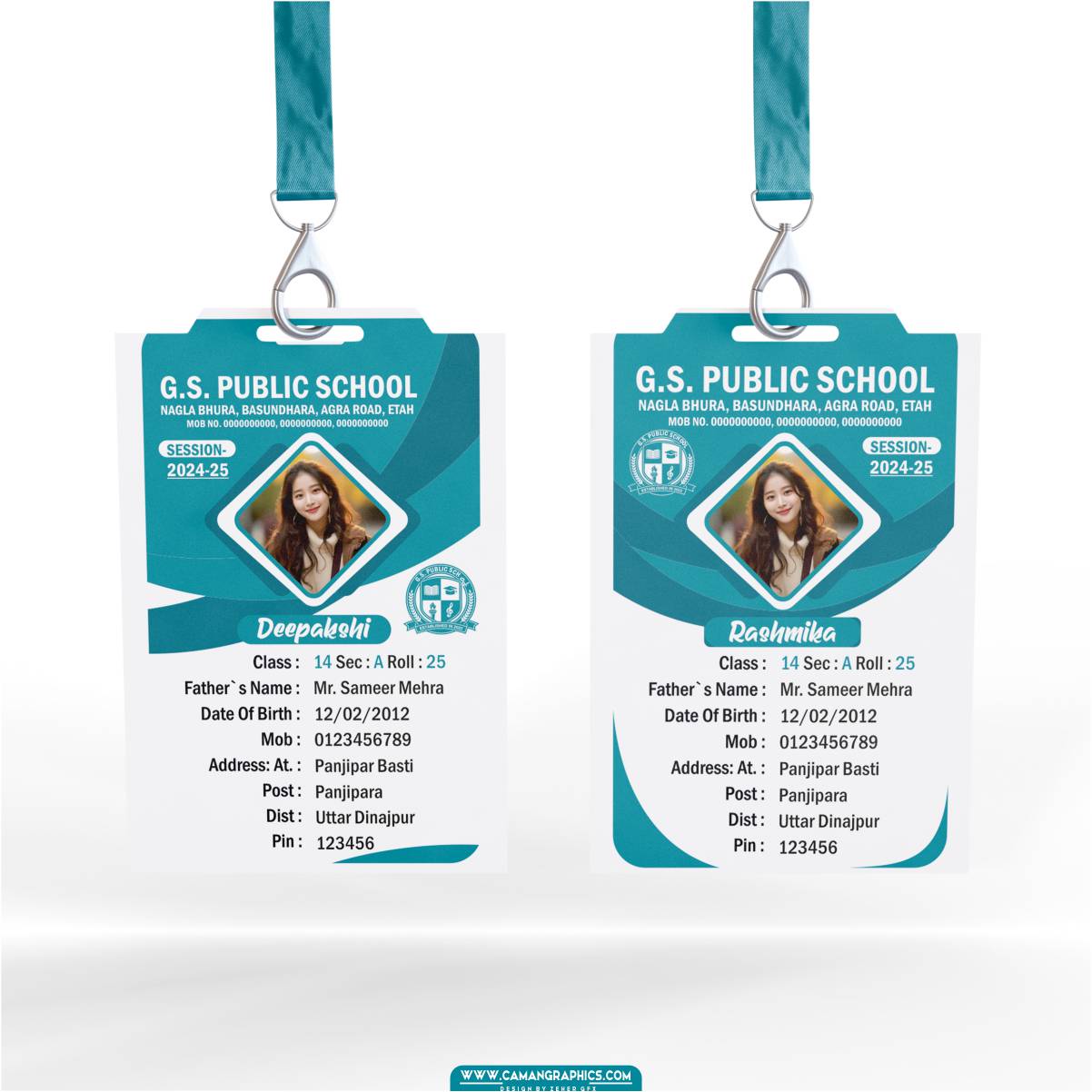 School Id Card Design Cdr File ID CARD ID CARD