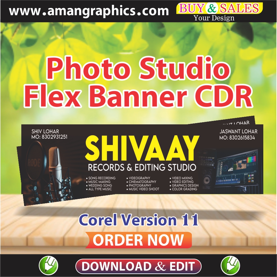 Photo Studio Flex Banner CDR
