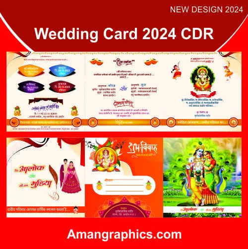 Wedding Card Design 2024 preview 1