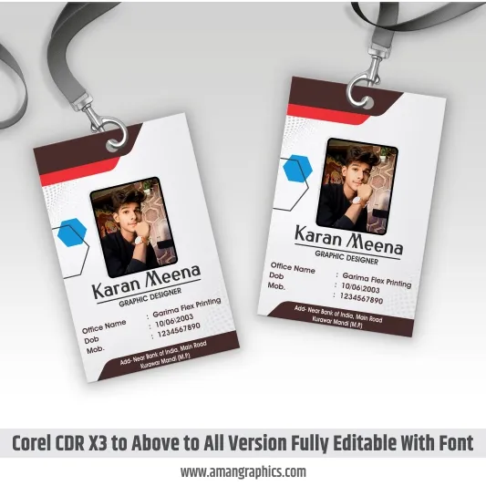 Id Card Design preview 1