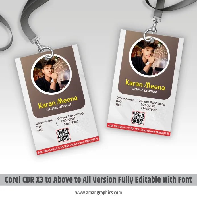 Id Card Design preview 1