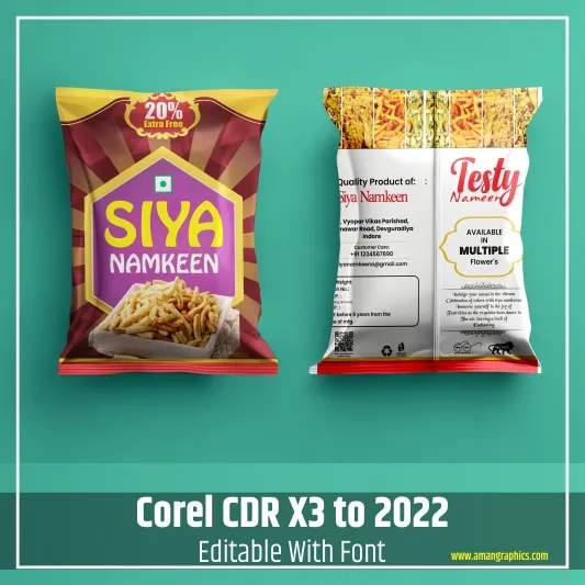 namkeen packaging design