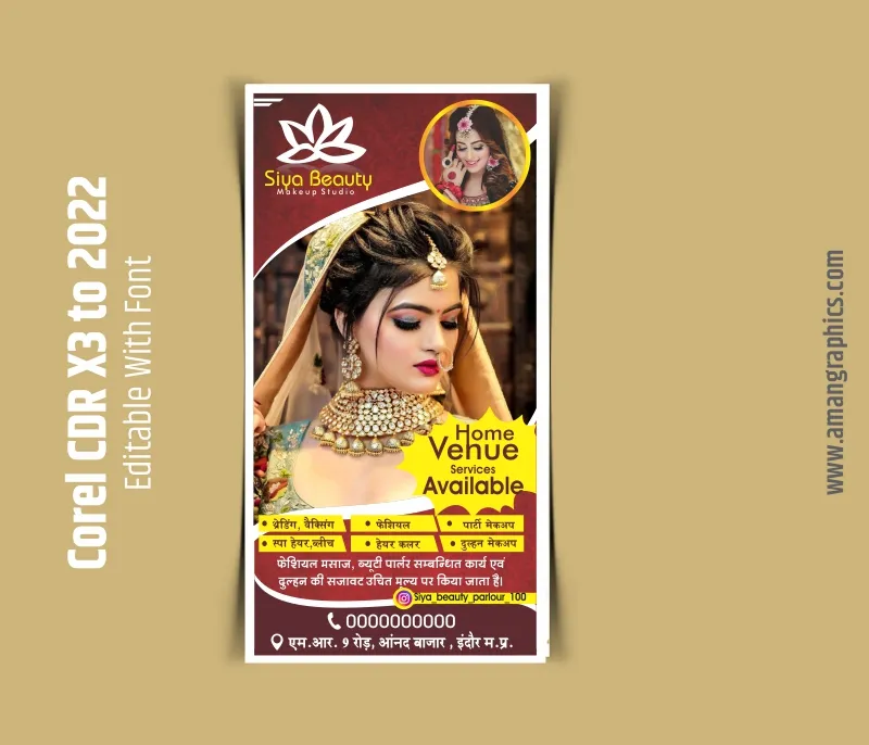 beauty parlour banner design preview 1