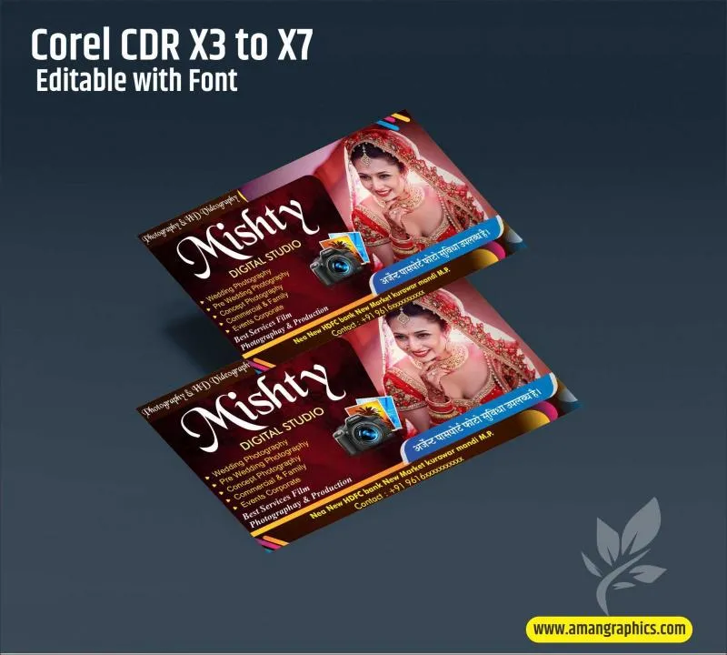 photo studio banner design.cdr preview 1