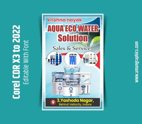 water supply banner design preview 1