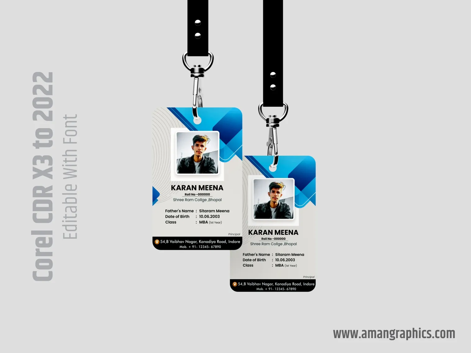 Collage Id card Design
