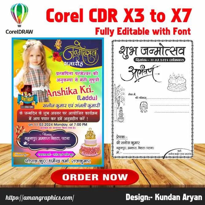 Birthday Invitation Card