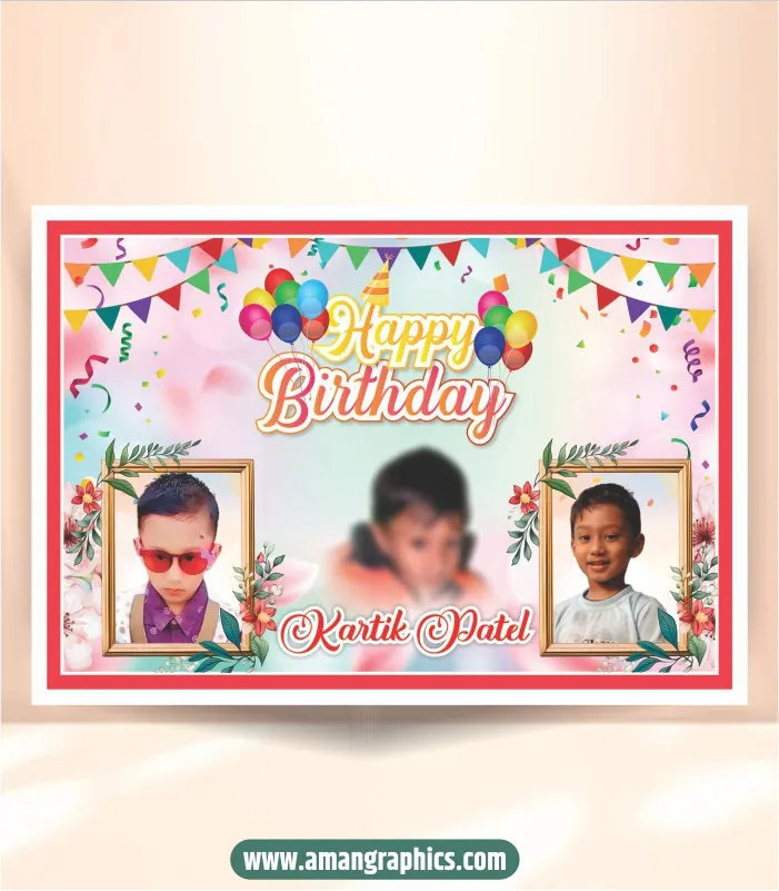 Birthday Banner Design preview 1