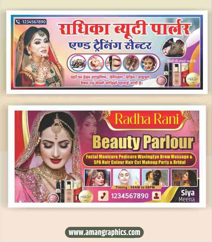 Beauty Parlour Banner Design Cdr