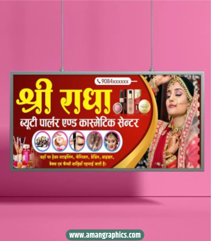Beauty Parlour Saloon Banner Template Download preview 1