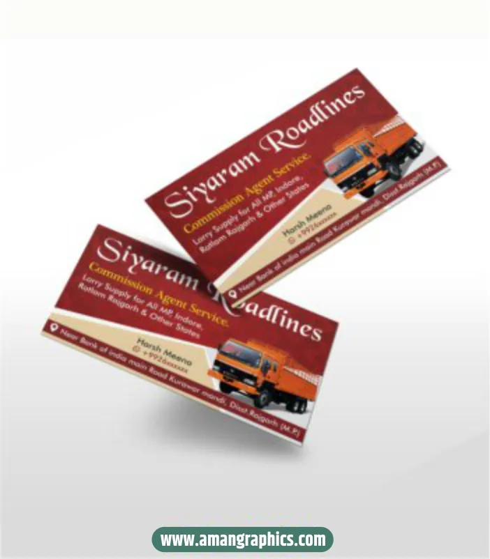 transport visiting Card Design