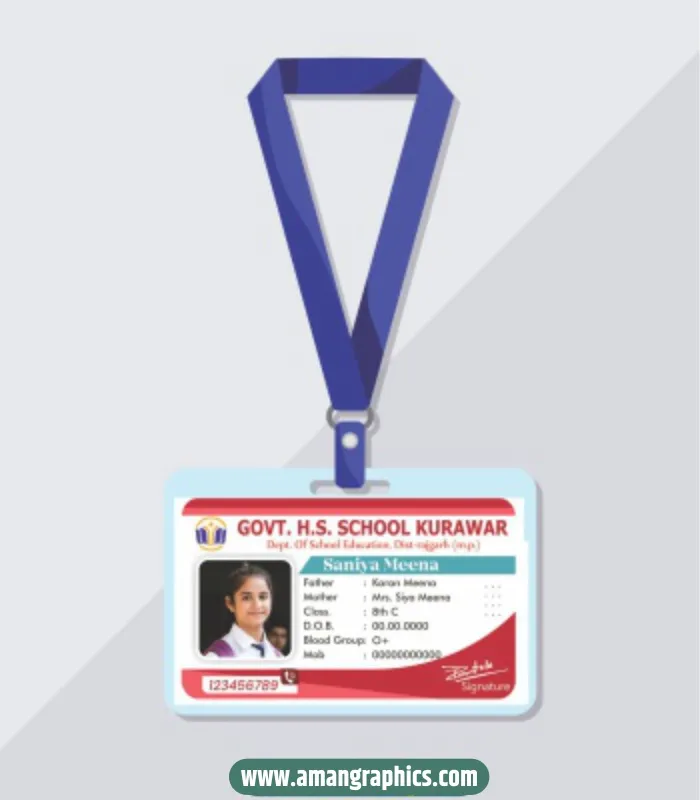 School ID Card Desig