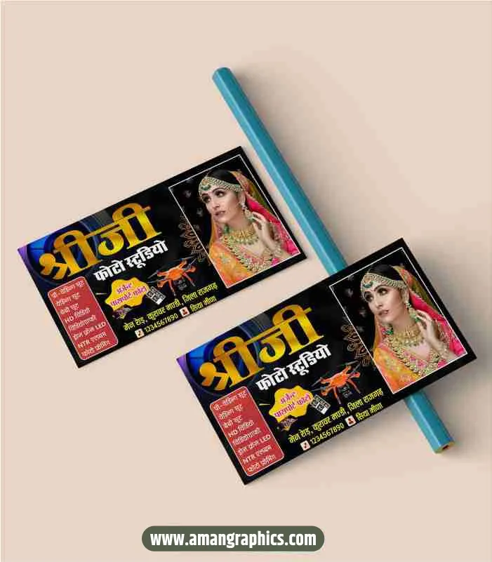 photo studio visiting card design preview 1